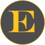 Coloured letter E representing Golf Events