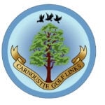 Emblem of Carnoustie Golf Links in Scotland