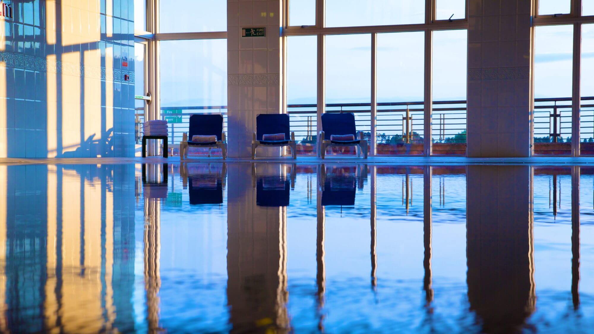 Indoor swimming pool at Carnoustie Hotel