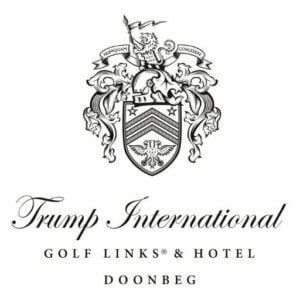 Black outline of the Trump Doonbeg International Resort