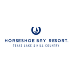 Blue Horseshoe Bay Resort Logo on white background