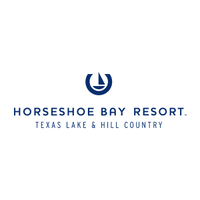 Blue Horseshoe Bay Resort Logo on white background