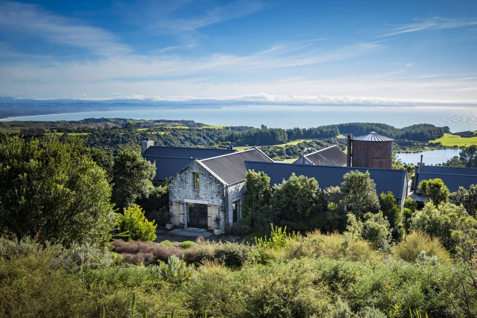 Cape Kidnappers Resort view to Pacific Ocean