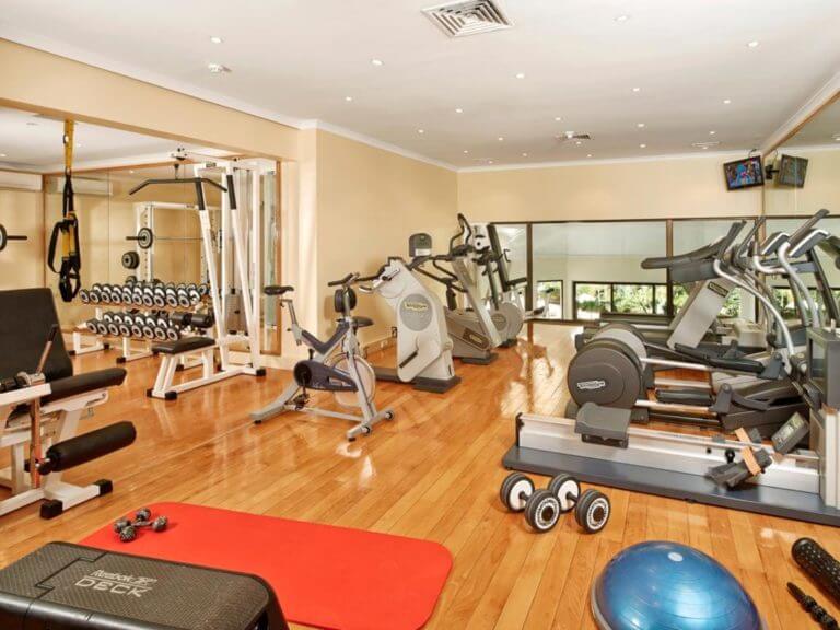 Indoor gym at Quinta do Lago Resort in Portugal