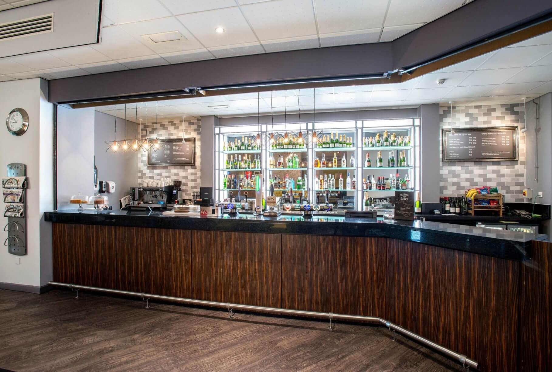 Well-stocked bar serves golfers year-round