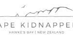 Black Cape Kidnappers logo on white background