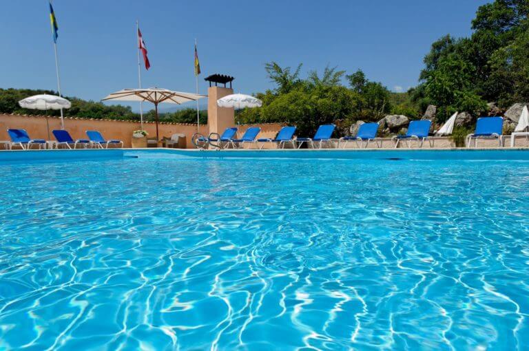Resort pool at Chateau de la Begude