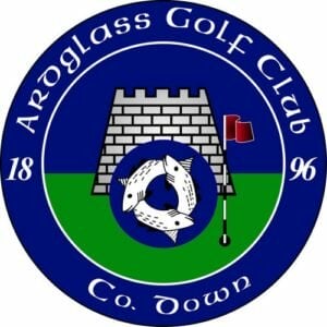 Blue and green Ardglass golf club logo