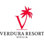 Red Verdura Resort Logo on white background
