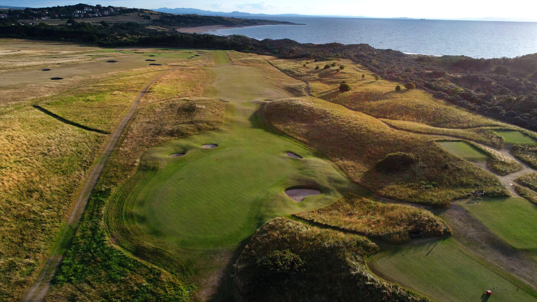 Aerial view of Muirfield Golf Course