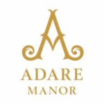 Gold Adare Manor Logo on a white background