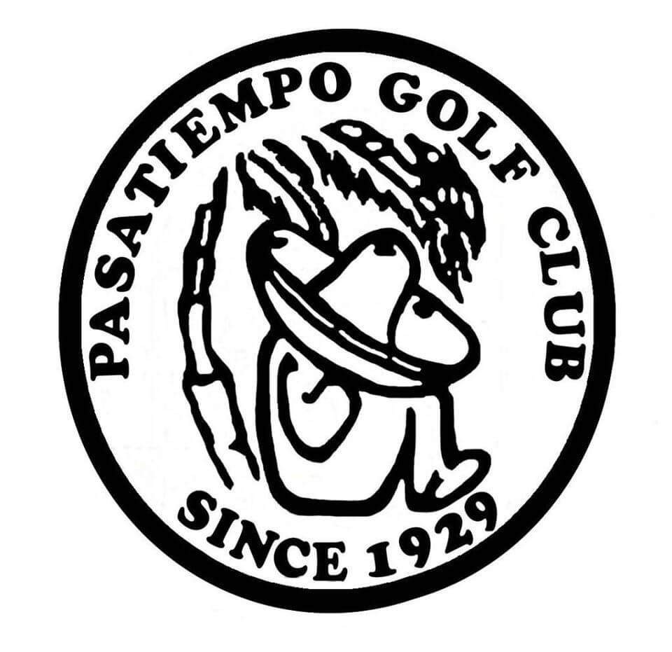 Black and white Pasatiempo golf club logo