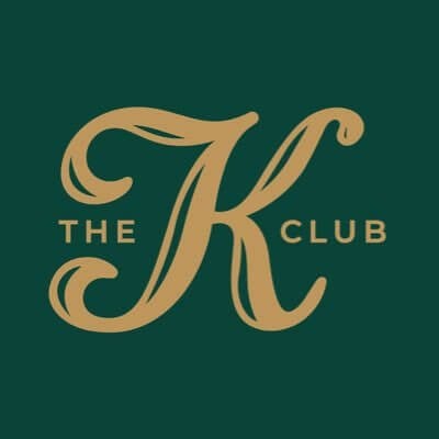 Gold The K Club emblem on green background