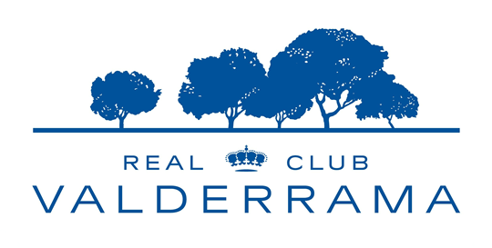 Blue Real Club Valderrama Logo on white background