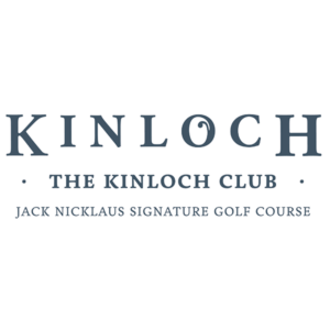 Blue Kinloch Club logo on white background