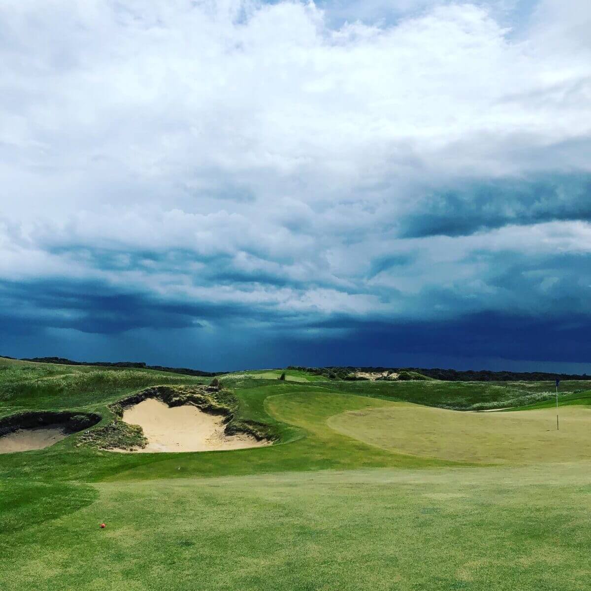 The National Golf Club Moonah tenth green