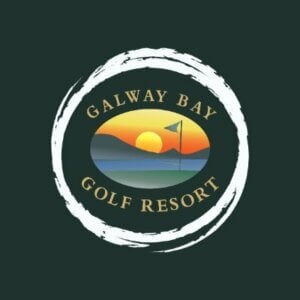 Galway Bay Golf Resort Logo on black background