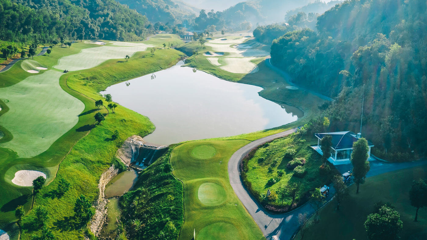 Hilltop Valley golf course fourth hole