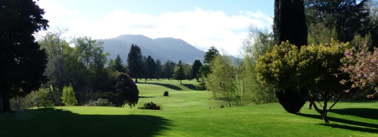 Panorama of nearby mountains from the Centennial golf course