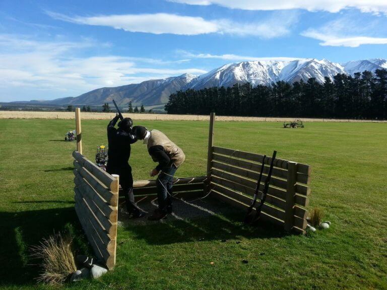Golfers shoot clay pigeons at Terrace Downs Resort