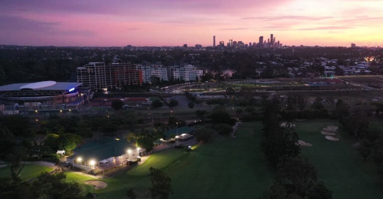 Brisbane landscape view from Brisbane Golf Club
