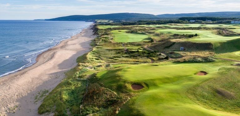 Cabot Links golf course on Cape Breton