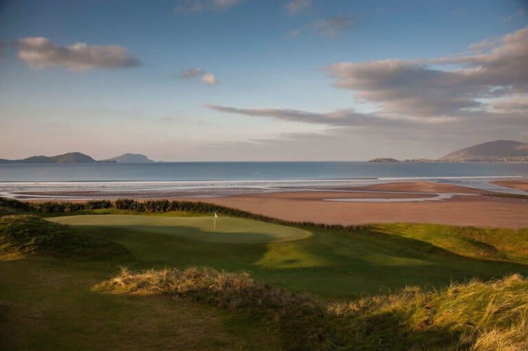 Waterville golf course facing Atlantic Ocean