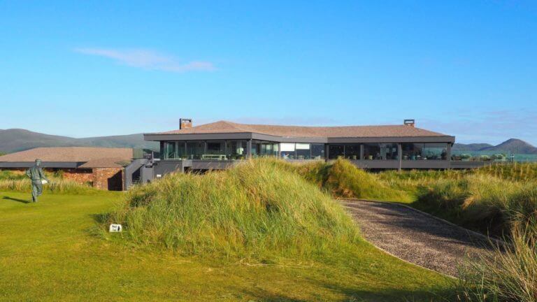 Waterville golf links clubhouse in county Kerry