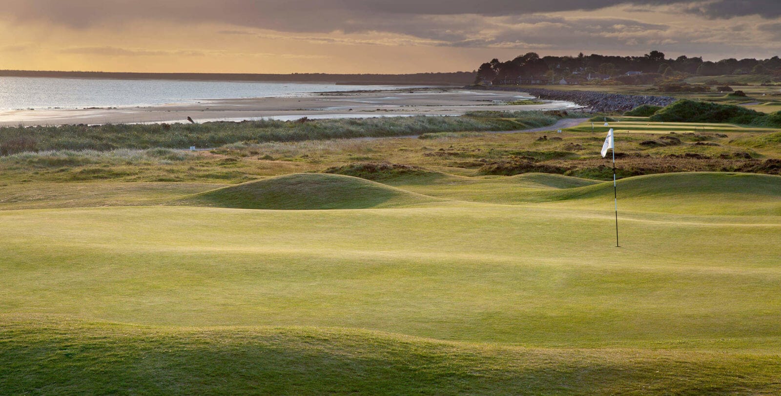 Dusk at Nairn Golf club