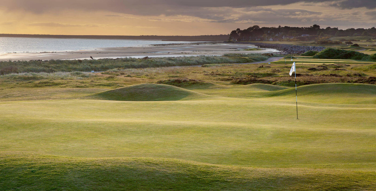 Dusk at Nairn Golf club