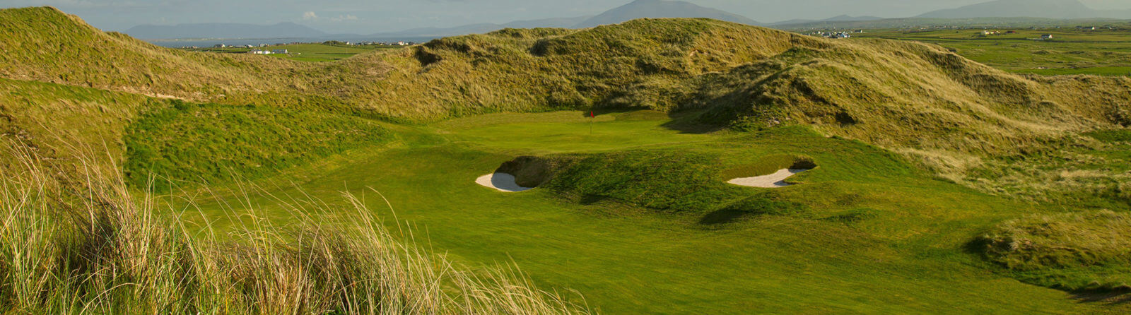 Par three hole at Carne Golf Links
