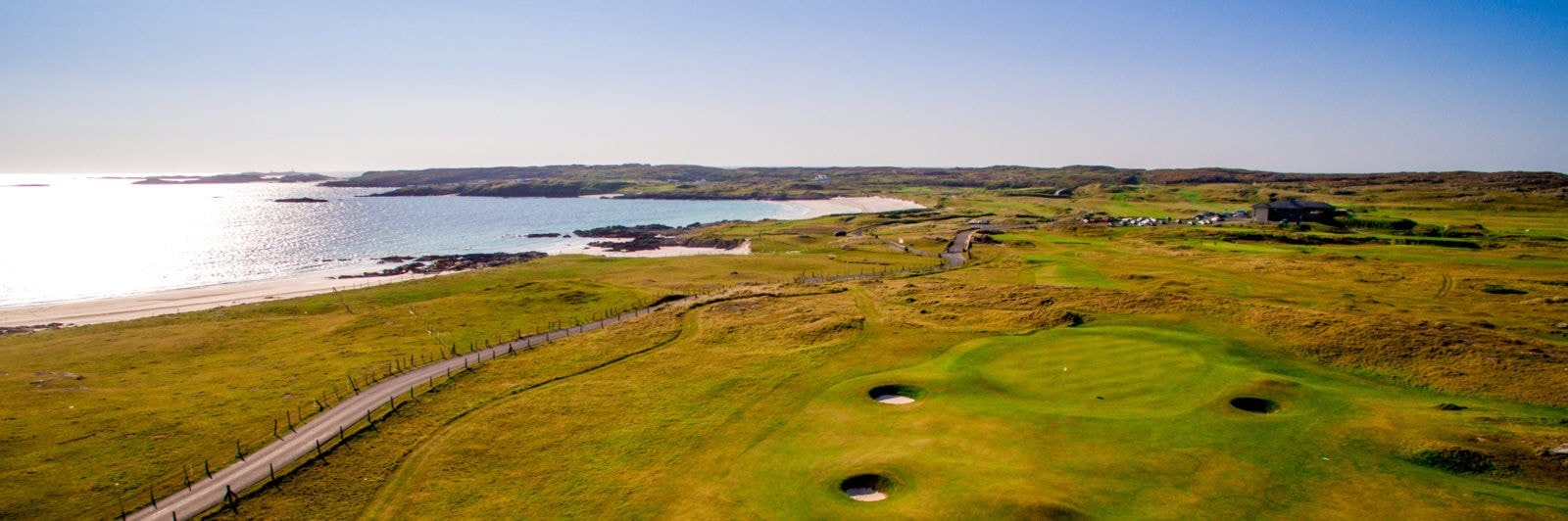 Connemara golf course panorama