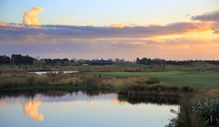 Windross Farm golf course sunset