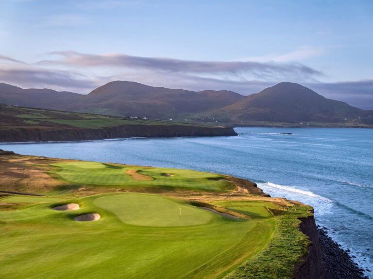 Dingle golf course overlooking Atlantic Ocean