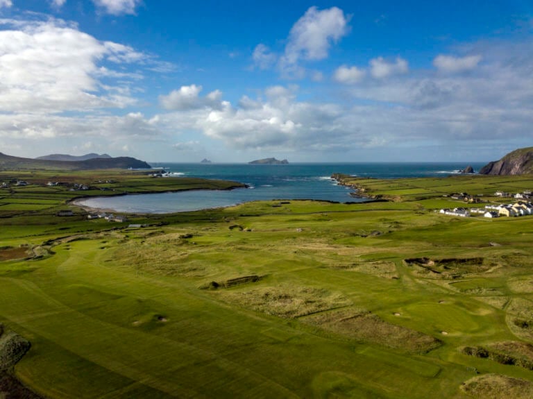 Cean Sibeal golf links and Blasket Islands