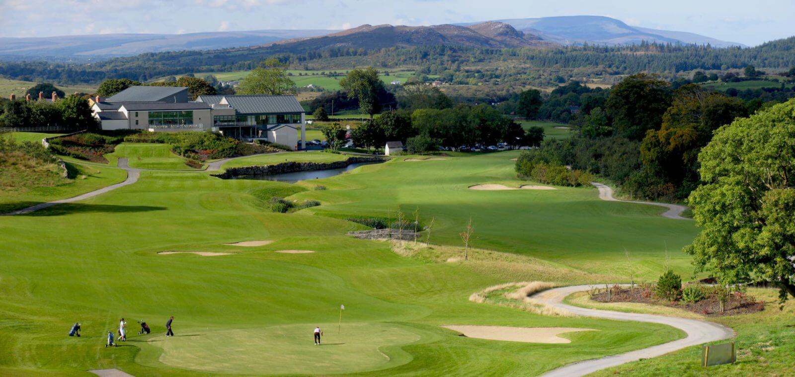 Golfers playing at Sligo's Castle Dargan Resort