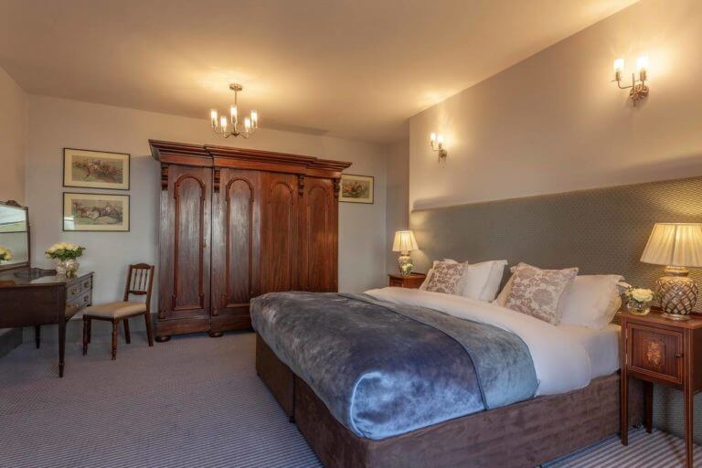 Large King bed at Castle Dargan Hotel in County Sligo