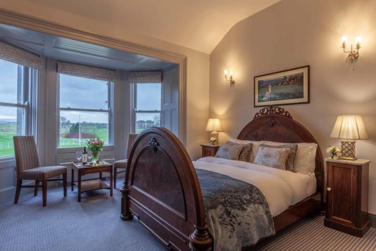 Castle Dargan Hotel king bedroom in Sligo