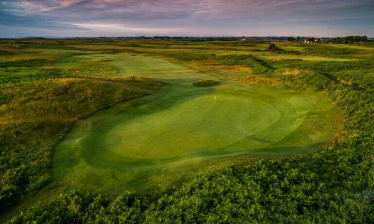 County Louth golf course sixteenth green