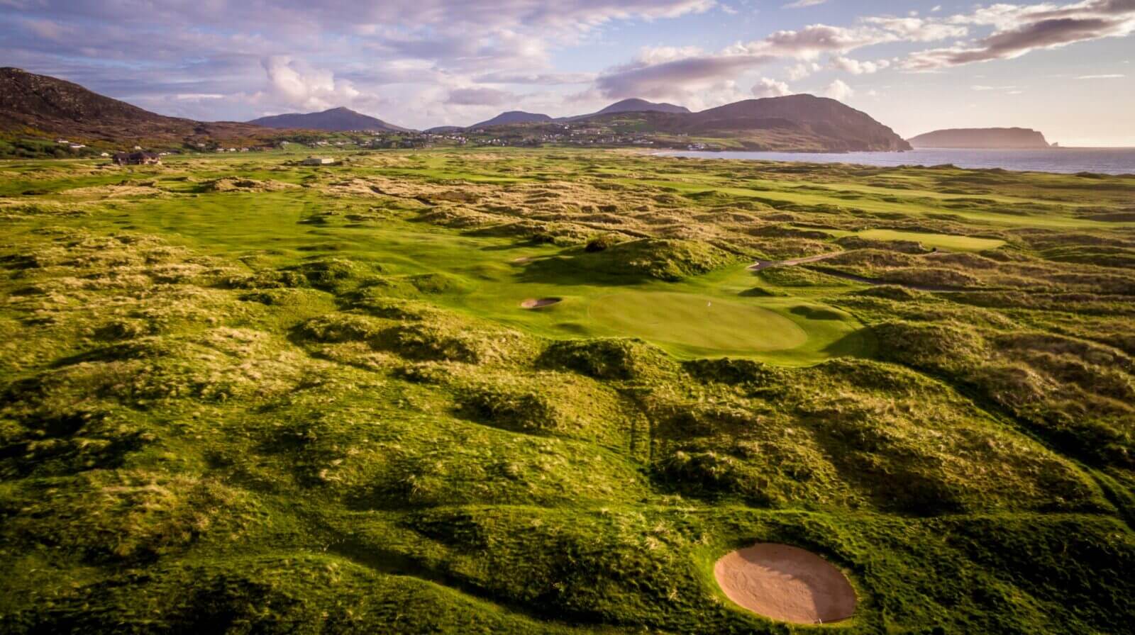 Ballyliffin links from above