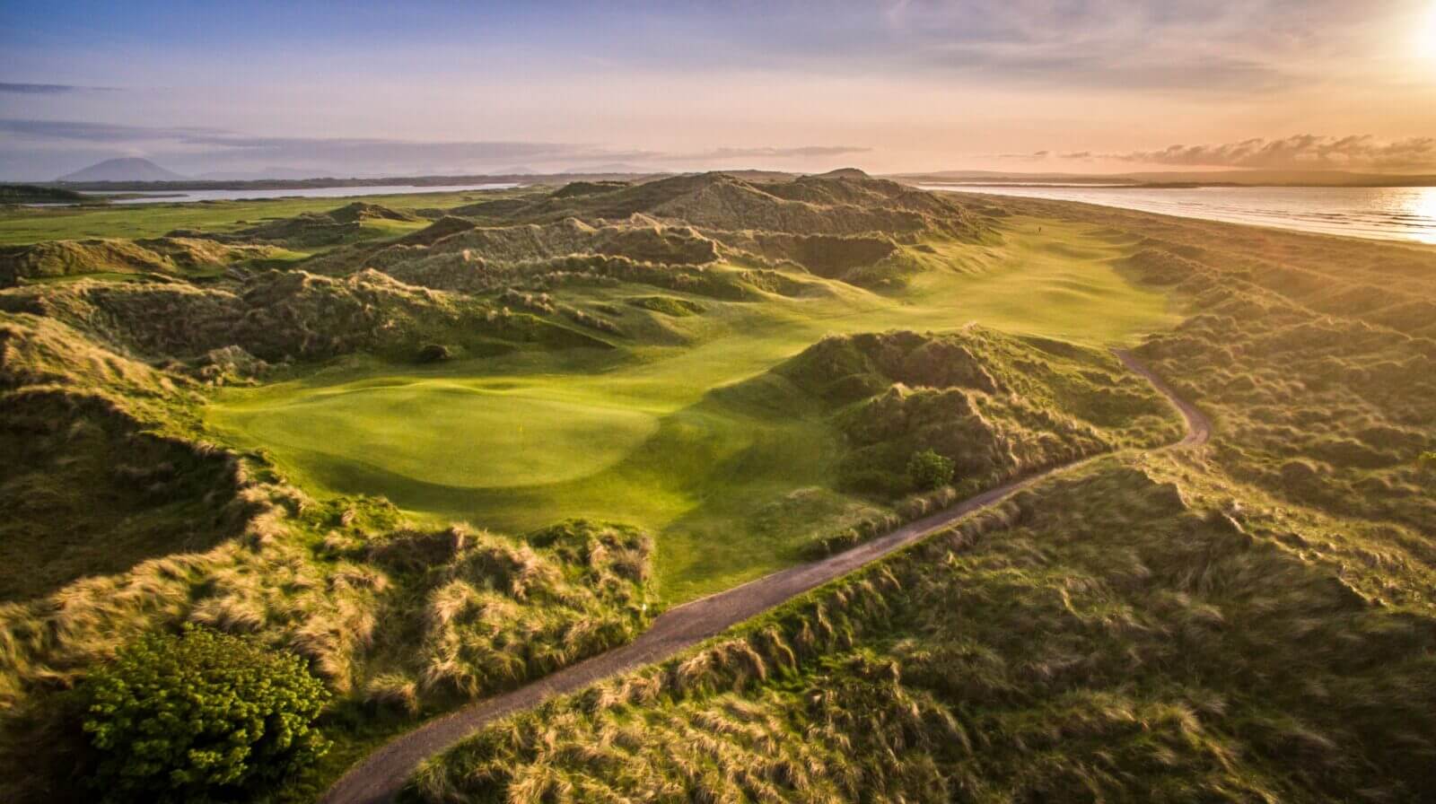 Enniscrone golf course in Ireland