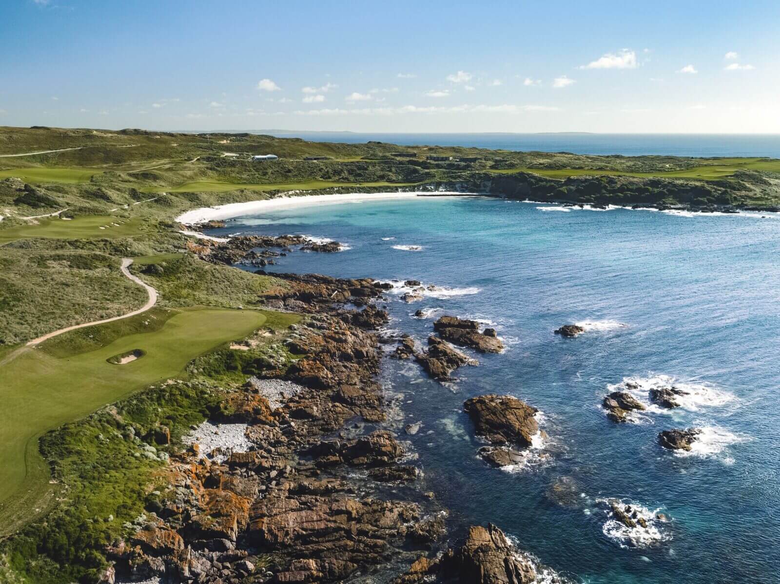 Cape Wickham golf course and ocean