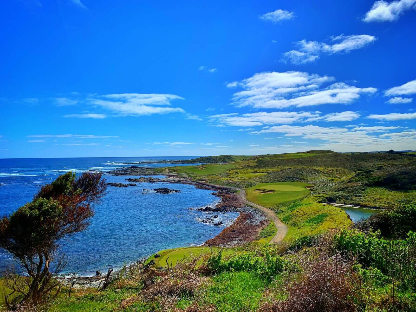 Ocean Dunes golf course sunny day