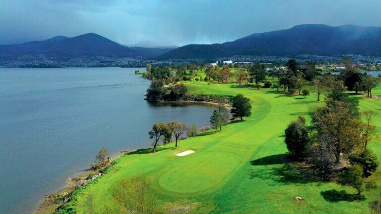 Tasmania Golf Club aerial