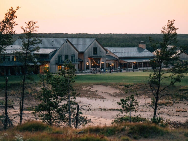 Sand Valley Clubhouse in Wisconsin