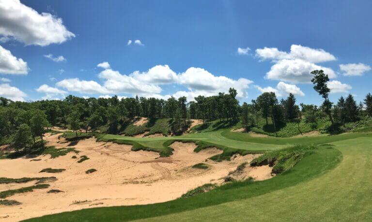 Mammoth Dunes golf course at Sand Valley