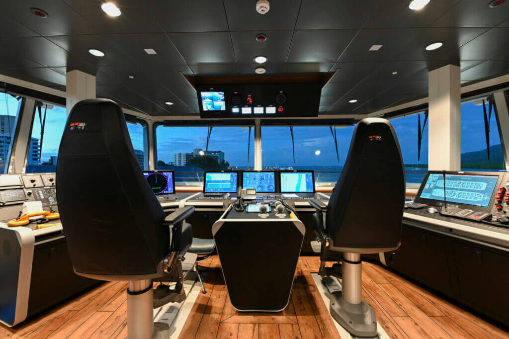 Bridge Deck of the Coral Geographer