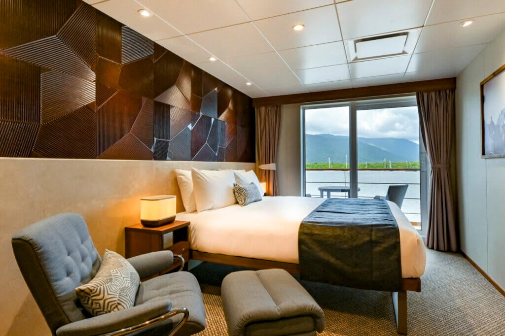 Explorer Deck Stateroom on the Coral Geographer ship