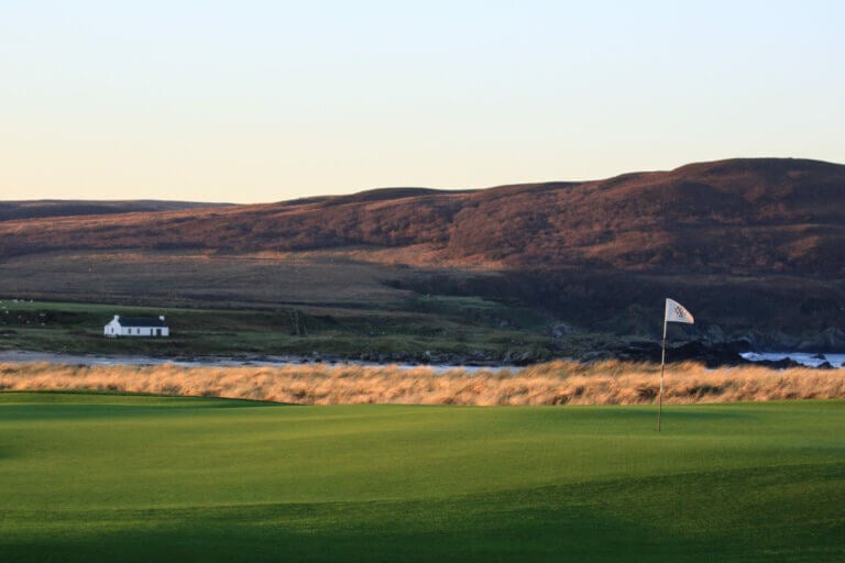 The golf course at The Machrie