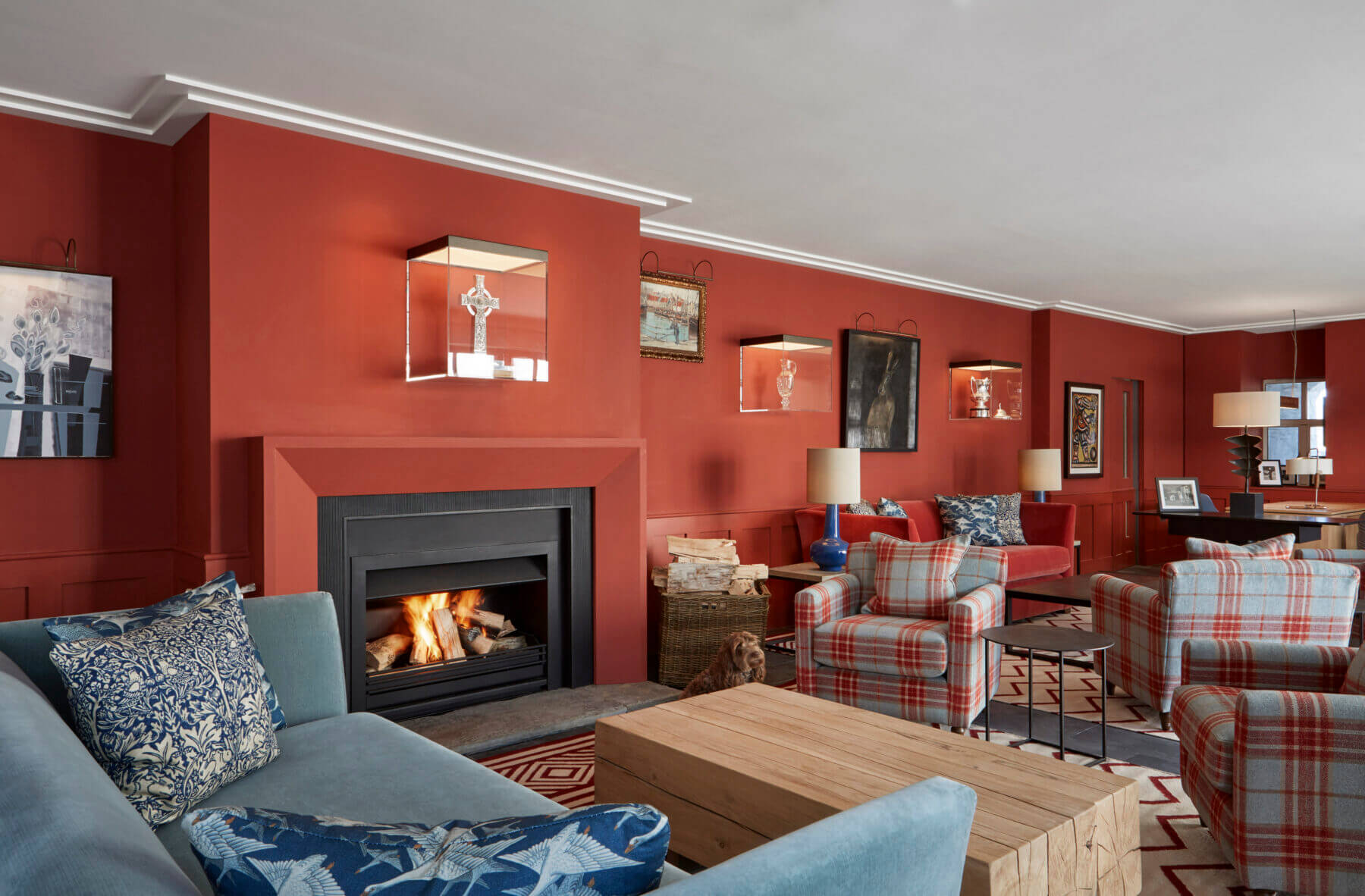 Courtyard lounge at The Machrie